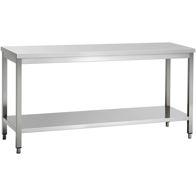 Commercial Stainless Steel 2 Tier Work Table 1800 x 700 x 850mm | CaterEq CEQNH66028