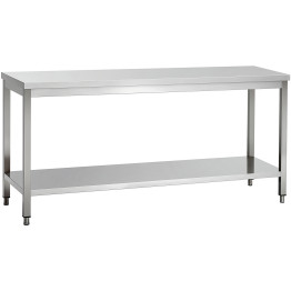 Commercial Stainless Steel 2 Tier Work Table 1900 x 700 x 850mm | CaterEq CEQNH66029