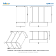 Commercial 3 tier Stainless Steel Serving/Service/Clearing Trolley 920x500x930mm | CaterEq CEQNH402 Commercial 3 tier Stainless Steel Serving/Service/Clearing Trolley 920x500x930mm | CaterEq CEQNH402