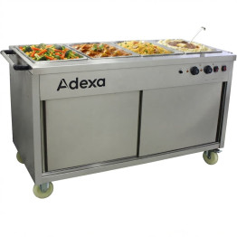 Mobile Bain Marie top Hot Cupboard 1540mm | CaterEq CEHXYH4W1