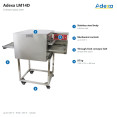 Commercial Electric 14” Conveyor Pizza Oven with Trolley 1280x910x480mm | CaterEq CELM14D