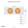 Commercial Electric 14” Conveyor Pizza Oven with Trolley 1280x910x480mm | CaterEq CELM14D
