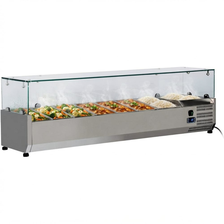 Refrigerated Servery Prep Top 1500mm 6xGN1/3 Depth 380mm | CaterEq CETHV1500/380 Refrigerated Servery Prep Top 1500mm 6xGN1/3 Depth 380mm | CaterEq CETHV1500/380