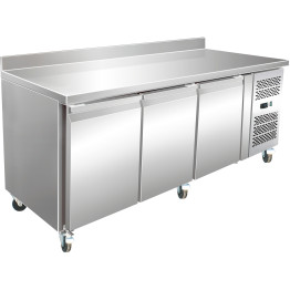 Commercial Freezer Counter with Upstand 3 Doors Depth 700mm | CaterEq CETHP3200BTEC