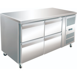 Commercial Refrigerated Counter 4 Drawers Depth 700mm | CaterEq CETHP2140TNEC
