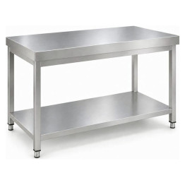 Commercial Stainless Steel 2 Tier Work Table 1000 x 600 x 850mm | CaterEq CEQNH66005