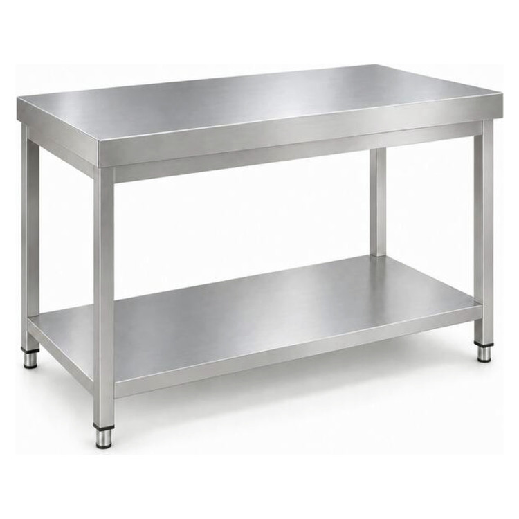 Commercial Stainless Steel 2 Tier Work Table 1000 x 700 x 850mm | CaterEq CEQNH66020