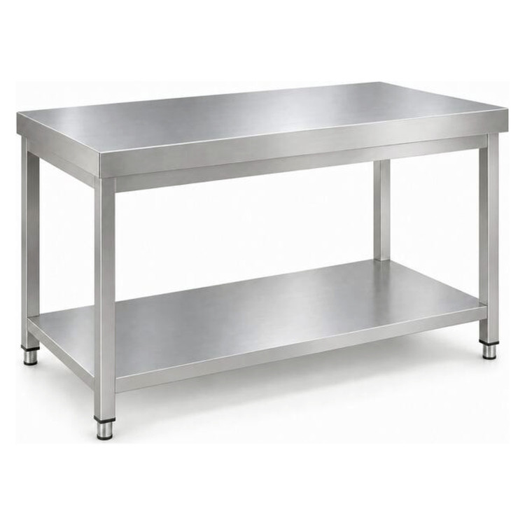 Commercial Stainless Steel 2 Tier Work Table 1100 x 600 x 850mm | CaterEq CEQNH66006