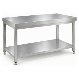 Commercial Stainless Steel 2 Tier Work Table 1200 x 600 x 850mm | CaterEq CEQNH66007