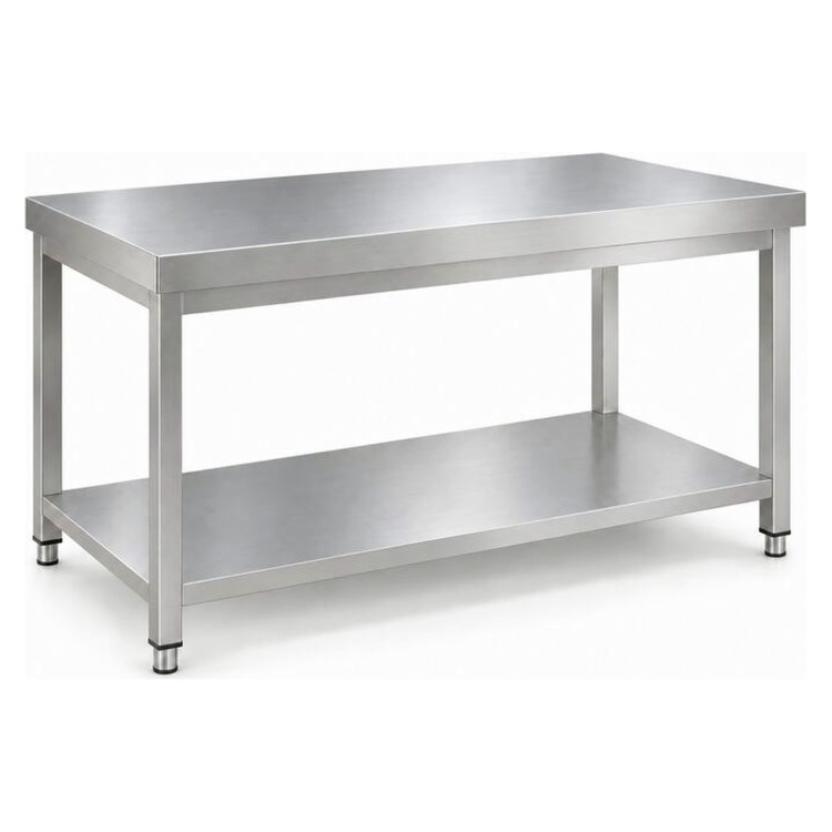 Commercial Stainless Steel 2 Tier Work Table 1300 x 600 x 850mm | CaterEq CEQNH66008