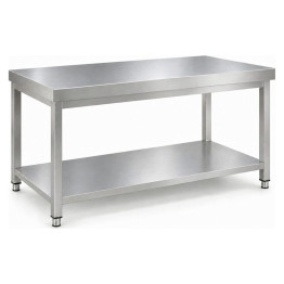 Commercial Stainless Steel 2 Tier Work Table 1400 x 600 x 850mm | CaterEq CEQNH66009