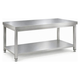 Commercial Stainless Steel 2 Tier Work Table 1700 x 600 x 850mm | CaterEq CEQNH66012