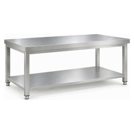 Commercial Stainless Steel 2 Tier Work Table 2000 x 600 x 850mm | CaterEq CEQNH66015