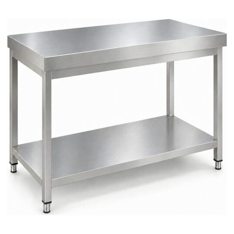 Commercial Stainless Steel 2 Tier Work Table 700 x 600 x 850mm | CaterEq CEQNH66002 Commercial Stainless Steel 2 Tier Work Table 700 x 600 x 850mm | CaterEq CEQNH66002