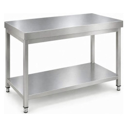 Commercial Stainless Steel 2 Tier Work Table 800 x 600 x 850mm | CaterEq CEQNH66003