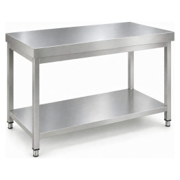 Commercial Stainless Steel 2 Tier Work Table 900 x 600 x 850mm | CaterEq CEQNH66004