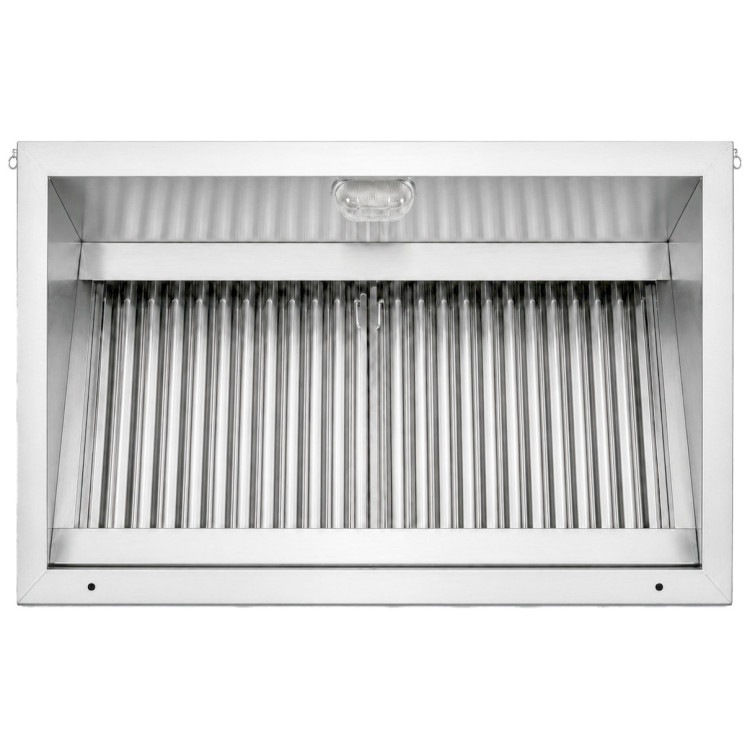 Commercial Stainless Steel Extraction Canopy Hood 1500 x 900 x 500mm | CaterEq CEQNH7704