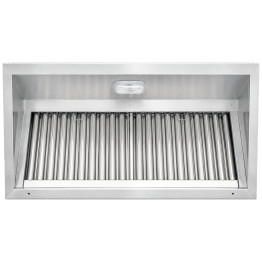 Commercial Stainless Steel Extraction Canopy Hood 1800 x 900 x 500mm | CaterEq CEQNH7706 Commercial Stainless Steel Extraction Canopy Hood 1800 x 900 x 500mm | CaterEq CEQNH7706