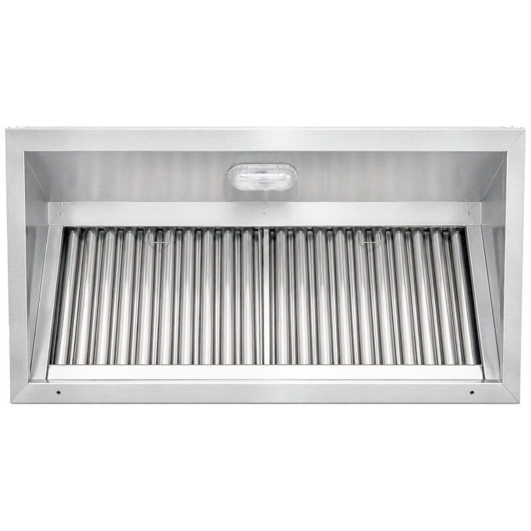 Commercial Stainless Steel Extraction Canopy Hood 1800 x 900 x 500mm | CaterEq CEQNH7706 Commercial Stainless Steel Extraction Canopy Hood 1800 x 900 x 500mm | CaterEq CEQNH7706