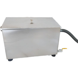 Commercial Stainless Steel Grease Trap with Lid and Outlet Valve 400x250x250mm | CaterEq CEQNH510 Commercial Stainless Steel Grease Trap with Lid and Outlet Valve 400x250x250mm | CaterEq CEQNH510