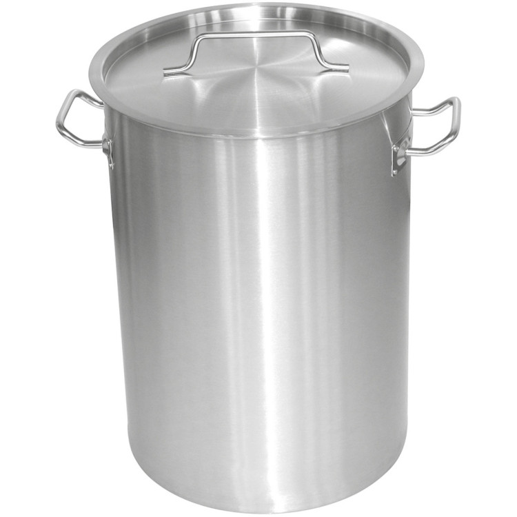 Professional Stainless Steel Dustbin 75 Litres | CaterEq CESDB75